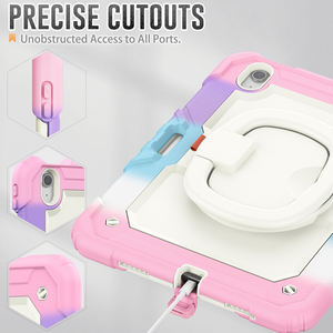 <span class=keywords><strong>Housse</strong></span> de <span class=keywords><strong>protection</strong></span> rotative 360 personnalisée étui de <span class=keywords><strong>protection</strong></span> multifonctionnel à 3 couches pour <span class=keywords><strong>iPad</strong></span> Air 11 M2 <span class=keywords><strong>Pro</strong></span> 11 M4 2024 - Product Image 4