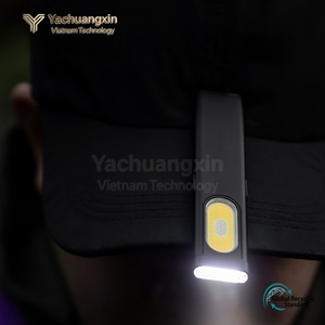 Lampe frontale LED portable, batterie rechargeable, lumière blanche, lampe de poche pour le camping en plein air, corps en plastique, 3W DC 6V - Product Image 3
