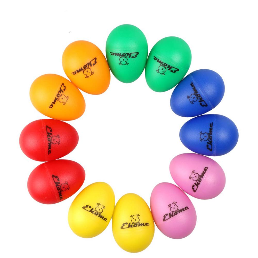 Gelsonlab HS-M01-5 пластиковые яйца, перкуссионные музыкальные яйца, пасхальные яйца, детские игрушки разных цветов