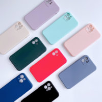 Coque de Téléphone Antichoc en Silicone TPU Souple Mat avec Intérieur Microfibre pour iPhone et Samsung S24 S23
