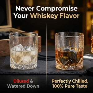 Coffret Cadeau Pierres à <span class=keywords><strong>Whisky</strong></span>, Meilleurs Cadeaux pour Hommes, Papa, Mari, Anniversaire, Cadeau d'Anniversaire, Ensemble de Verres à <span class=keywords><strong>Whisky</strong></span> - Product Image 5