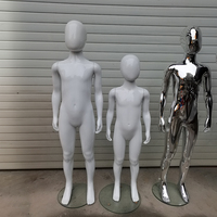 Vente en gros de robe blanche pour enfant, corps entier, mannequin enfant, mannequin de présentation en tissu pour bébé