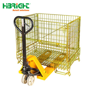 Cage de rangement en fil métallique pliable haute résistance avec capacité de charge élevée - Product Image 4