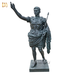 Estatua de Augusto César de Bronce a Tamaño Real, Estatua Decorativa Romana Antigua de Augusto para Adorno de Exterior de Villa - Product Image 2