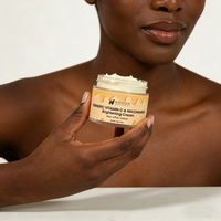 Crème Visage Éclat OEM 5% Niacinamide Vitamine C pour Taches Brunes, Unifie le Teint, Répare la Barrière Cutanée, Hydrate, Peau Riche en Mélanine 60g