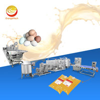 Ligne de traitement automatique de la liquide d'œuf, pasteurisateur d'œufs continu avec système de nettoyage CIP