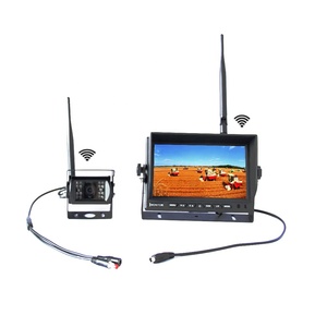 2.4G kỹ thuật số không dây AHD xem đêm xe tải 24V đảo ngược màn hình chiếu hậu Hệ thống camera máy kéo Wifi - Product Image 2