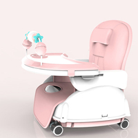 Table à manger et chaise pliantes portables en plastique pour enfants et bébés