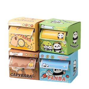 Pull-out Cartoon <b>Note</b> Box Creative <b>Sticky</b> <b>Notes</b>, High Aesthetic Full Adhesive Correction Memo Stickers for School Office Daily U - Product Image 1