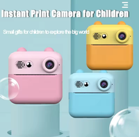 Appareil photo instantané pour enfants A22 HD avec imprimante intégrée, idéal pour les selfies des garçons et des filles, cadeau de Noël parfait