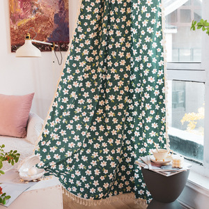 Decorazione <span class=keywords><strong>per</strong></span> camera dei bambini <span class=keywords><strong>tende</strong></span> piccola finestra breve stampa floreale fresco stile Country <span class=keywords><strong>per</strong></span> giappone sud corea Cross-Border - Product Image 3