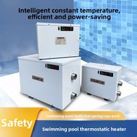 Chauffe-eau intelligent à température constante pour piscines et bassins à poissons, affichage numérique, chauffage électrique rapide en un clic
