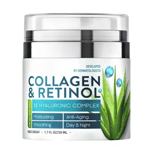 Yujia chống lão hóa nhăn Collagen làm săn chắc Kem dưỡng ẩm với Retinol cho nhãn hiệu riêng