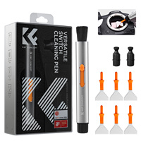 Lot de stylos de nettoyage remplaçables K&F CONCEPT en gros, comprenant un stylo de nettoyage, une tête en silicone et un bâton de nettoyage plein format