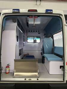 IVEC0 Penjualan Panas Mobil Ambulans Medis Manual Bensin dengan Pemantauan Atas MERAH+Putih EURO 5 untuk Transportasi Pasien Rumah Sakit - Product Image 3