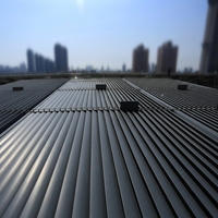 Clôture à persiennes verticales modernes, panneau en alliage d'aluminium pour bâtiment commercial, décoration extérieure, léger, durable, ventilation