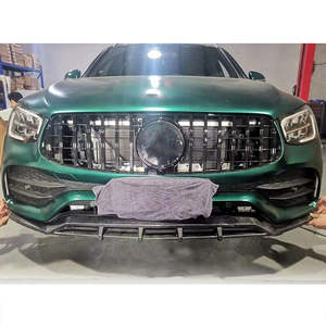 Séparateur de lèvre de pare-chocs avant en carbone pour <span class=keywords><strong>Mercedes</strong></span> Benz Classe <span class=keywords><strong>GLC</strong></span> X253 Sport GLC300 2020 2021 - Product Image 4