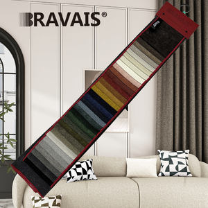 BRAVAIS Luxe 440GSM Tela <span class=keywords><strong>De</strong></span> Tapiceria 100% Polyester Jute Lin Look Meubles Rembourrage Canapé Tissu Au Mètre - Product Image 1