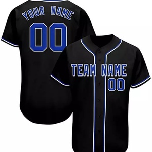 ผู้ผลิตชุดเบสบอลลายทางสีแดง ขาว น้ำเงิน ราคาถูกสำหรับผู้ชายและผู้หญิง, ชุดเบสบอลสำหรับทีม - Product Image 3