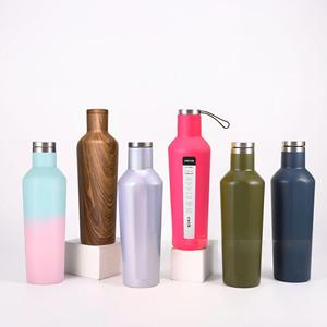 Vaso Aislado al Vacío de Acero Inoxidable con Forma de Diamante, con Correa de Transporte, Libre de BPA, Rendimiento Térmico de 6-12 Horas, Portátil - Product Image 1