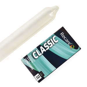 Préservatifs classiques en latex Recare, 3 pièces par boîte, certifiés CE ISO, personnalisation OEM disponible - Product Image 4