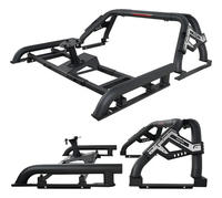Support de roue de secours universel réglable et robuste avec finition noir mat pour les camions Hilux Ranger D-Max Triton NP300