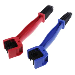 Hot sale motorcycle bicycle chain cleaning brush cycling mountain bike brake chain cleaner dust dirt remover repair hand tool