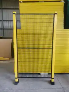 Recinzione industriale ad alta sicurezza in acciaio metallo saldato Robot recinzione di sicurezza