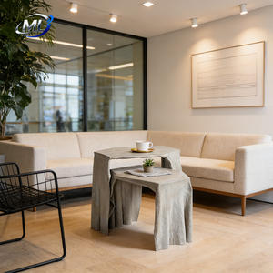 Table basse de luxe au design moderne pour l'intérieur, en GRC durable et écologique - Product Image 5