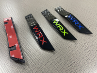 15-18 remplacement Mat/Brillant Emblème Insigne WRX STI pour Subaru ABS Fender Éraflures Porte Scratch Bande Pare-chocs Autocollants Fender Emblème