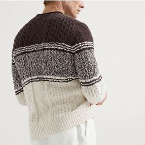 Suéter de cuello redondo para hombre, ropa de invierno de punto de lana transpirable de manga larga, suéter de punto de nuevo diseño para hombre - Product Image 5