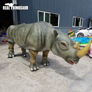 3D Animatronic Rinoceronte Animal Modelo Zoo Decoración Animal - Product Image 4