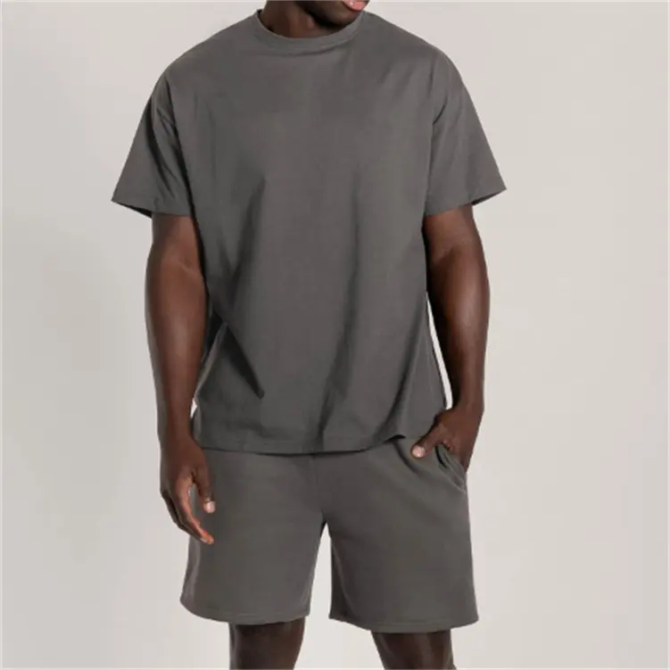 Cotto ชุดเสื้อยืดพิมพ์ลายสำหรับผู้ชาย,ชุดสองชิ้นประกอบด้วยเสื้อแขนสั้นและกางเกงขาสั้นขนาดใหญ่พิเศษสำหรับฤดูร้อนปี100%