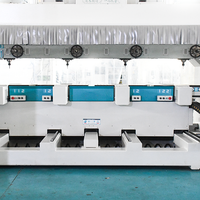 Routeur CNC à portique 5 axes JR-8080-4*4T avec 4 broches 6KW haute vitesse 24000 tr/min pour la sculpture et la découpe 3D précise du bois