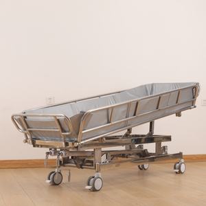 Cama de ducha de mano de acero inoxidable personalizable, cuidado médico auxiliar de doble función para ancianos discapacitados, hospitales, uso doméstico - Product Image 4