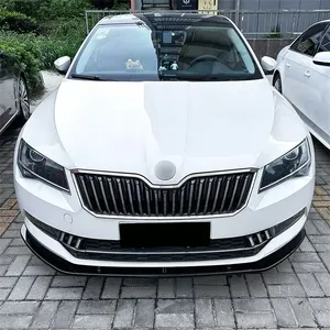 StarNav 2015-2019 pour Superb III 3V3 3V5 Superb B8 TSI TDI Pré-LCI – Kit Carrosserie Tuning 3 Pièces : Lame de Pare-chocs Avant, Spoiler et Diffuseur - Product Image 4