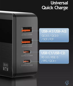 LDNIO A4809C produits tendances 2023 nouveaux arrivages Table de <span class=keywords><strong>Restaurant</strong></span> chargeur de téléphone portable Table de chevet bureau chargeur Multiple <span class=keywords><strong>GaN</strong></span> - Product Image 2