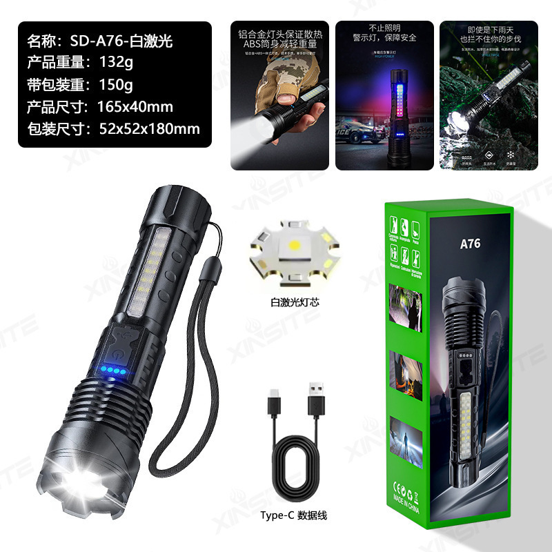 Objectif en aluminium A76 [Zoom laser blanc]