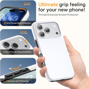 Fundas Protectoras de Goma para iPhone 17 Pro Max, para Sublimación e Impresión Personalizada con Fotos DIY - Product Image 2