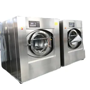 Diskon mesin ekstraktor mesin cuci otomatis industri peralatan laundry komersial vertikal sampel 20kg