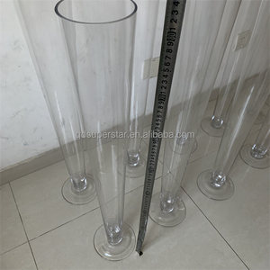 L-662 di lusso di alta qualità <span class=keywords><strong>centrotavola</strong></span> di <span class=keywords><strong>vetro</strong></span> trasparente alto vaso di fiori <span class=keywords><strong>centrotavola</strong></span> di nozze per la decorazione della tavola - Product Image 3