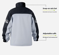 Ensemble imperméable de cyclisme deux pièces (veste et pantalon) en polyester de luxe, coupe universelle pour moto/voiture et livraison de repas