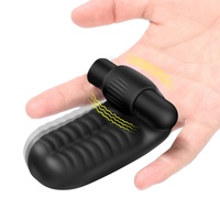 Stimulateur clitoridien rechargeable, vibrateur à doigt portable, manchon de doigt en silicone, vibrateur de massage pour couple, jouet sexuel pour adultes