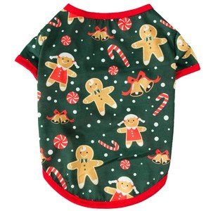 Robes de Noël pour chiens en polyester imprimé, confortables et adorables, collection 2026, vêtements de fête pour animaux de compagnie pour la saison hivernale - Product Image 5