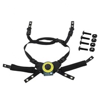 Système de suspension de casque réglable en nylon, durable et lavable, sangles de mentonnière tactiques pour casque