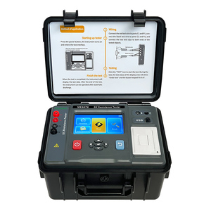 VLUUKE VK3072 Testador Eletrônico de Resistência <span class=keywords><strong>DC</strong></span> Medidor de Enrolamento de Transformadores Alta Precisão Proteção IP67 Precisão de 0,2 10W 2 Anos de Garantia - Product Image 1