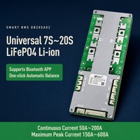 Système de gestion de batterie intelligent JBD Smart BMS OH20SA01 7S-20S LiFePO4 Li-ion 80A-200A 48V 60V 72V UART RS485 CAN pour véhicule à basse vitesse
