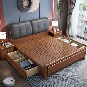 Ofertas <span class=keywords><strong>de</strong></span> Descuento en Camas Modernas <span class=keywords><strong>de</strong></span> <span class=keywords><strong>Madera</strong></span> <span class=keywords><strong>de</strong></span> Lujo <span class=keywords><strong>con</strong></span> <span class=keywords><strong>Respaldo</strong></span> <span class=keywords><strong>de</strong></span> Esponja <span class=keywords><strong>de</strong></span> Alta Densidad Transpirable que Absorbe la Humedad - Product Image 3