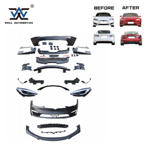 Meilleur <span class=keywords><strong>prix</strong></span> ancien à nouveau <span class=keywords><strong>4x4</strong></span> pare-chocs garde lèvres noires feux avant pour modèle S - Product Image 1