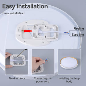 Led Inbouw Plafondlamp Rond Moderne Plafondverlichting Led Plafond Flush Mount Verlichtingsarmaturen Voor Woonkamer Hal Slaapkamer - Product Image 4